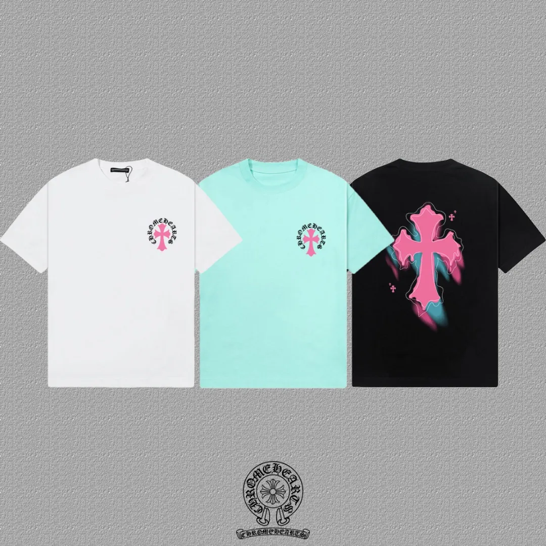 [CH ] 2026FW T LOGO Premium 26s Same Style ：Black White Green Size：S M L XL 2XL